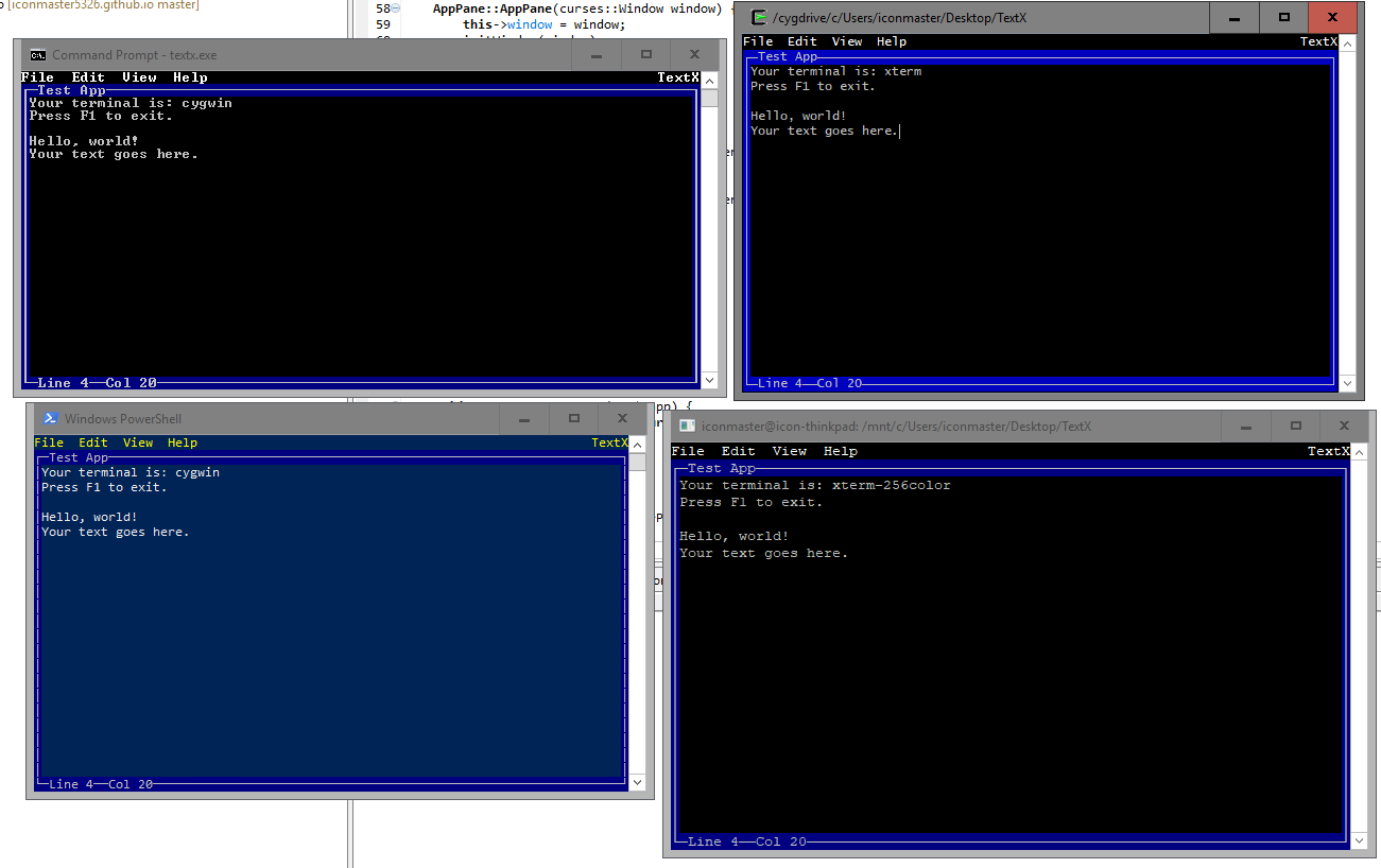 four terminals